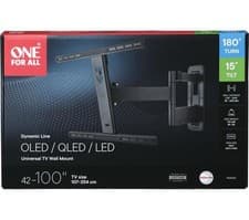 Image of ONE FOR ALL WM5650 Tilt & Turn TV Bracket for TVs from 42” to 100”, Black