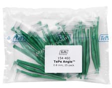 Image of TePe Angle 25 Interdental Brush Value Pack Range 0.4mm to 0.8mm Available