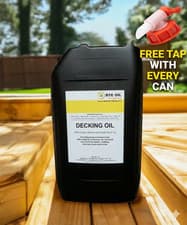 Image of DECKING OIL WOOD PRESERVER 20 LITRE 20 L - CLEAR MATT