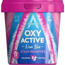 Image of Astonish Oxy Fabric Stain Remover 1.25kg Powder for Tough Laundry Stains