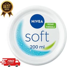 Image of NIVEA Soft Moisturising Cream 500ml All Day Cream For Face Body Hands Vitamin E
