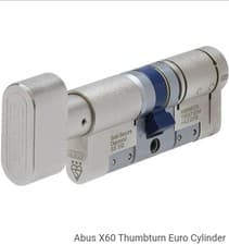 Image of Abus X60 Thumbturn Euro Cylinder 35mm/35mm