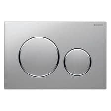Image of Geberit Sigma20 Dual Flush Plate Matt Chrome , 115.882.KN.1