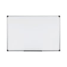 Image of Bi-Office Aluminium Finish Magnetic Drywipe Whiteboard 1200x900mm MB1406186