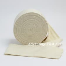 Image of Elasticated Tubular Support & Compression Bandage. White / Cream Sterogrip. 