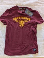Image of Harry Potter T-Shirt Kids Boys Girls Short Sleeve Gryffindor Top Red BNWT