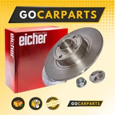 Image of FOR Renault Megane 1.5 dCi 2003>2009 270 mm Rear BRAKE DISCS X2 Solid EICHER