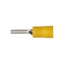 Image of Yellow Pin Terminals 2.9mm x 14mm for 4.0-6.0mm? Cable Pack of 100