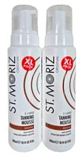 Image of St Moriz Original XL Tanning Mousse Medium 300ml Twin Pack Fast Drying