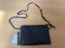Image of Brand New Black Leather Accessorize Cross Body Hand Bag