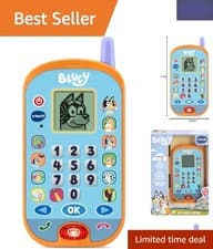 Image of Voice-Activated Bluey Phone - Interactive Games & Learning for Children 3-6