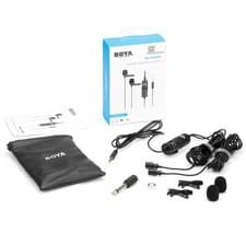 Image of BOYA BY-M1DM Dual Omni-directional Lavalier Microphone for Android Smartphones