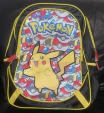 Image of POKÉMON PIKACHU BACKPACK NO SIGNS OF USE 17 X 13 X 5.5 INCHES ADJUSTABLE STRAPS