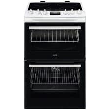 Image of AEG 5000 SurroundCook CCX1530ACW 55 cm Electric Ceramic Cooker - White U59120