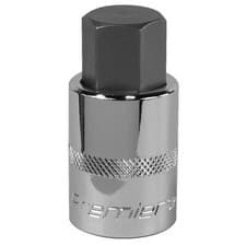 Image of Sealey Hex Socket Bit 19mm 1/2"Sq Drive Chrome Vanadium steel