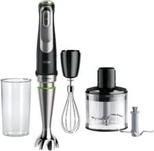 Image of Braun MultiQuick 9 Hand Blender, Hand Mixer, XL Food Processor MQ 9135XI, Black