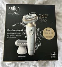 Image of Braun Silk Epil 9 Flex SES9-041 3D Wet & Dry Epilator - Gold Brand New Sealed