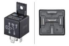 Image of HELLA 4RD 933 332-551 Main Current Relay 12V Fits Seat Skoda Vauxhall VW