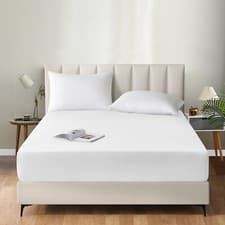 Image of Extra Deep Fitted Sheet 16''/40cm 200TC Egyptian Cotton Single 4FT Double King S