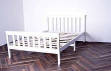 Image of 3FT Single Pine wood bed Frame Shaker Style with optional Bed Frame Mattress UK