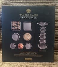 Image of MasterClass Smart Space Stacking Seven Piece Non-Stick Bakeware Set