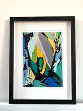 Image of Giclee print, FRAMED, abstract artwork, contemporary art, modern painting, NEW!