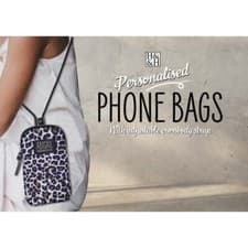 Image of History & Heraldry Personalised Phone Bag Names A - H | Crossbody Phone Holder