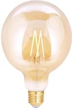 Image of 4lite WiZ Connected G125 LED Smart Filament Bulb Amber WiFi E27