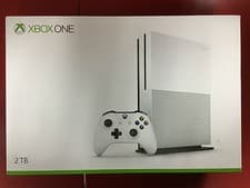 Image of Microsoft Xbox One S 2TB 4K UHD Console Limited Edition Ice White New Sealed