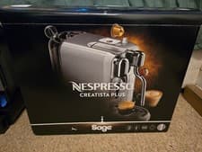 Image of Nespresso Creatista Plus BNE800 Coffee Maker - Silver BNIB