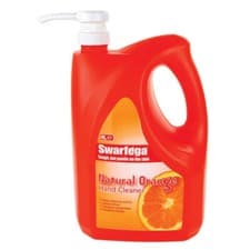Image of SOR4LMP Natural Orange With Built In Pump Hand Cleaner 4L 4 Litre By Swarfega