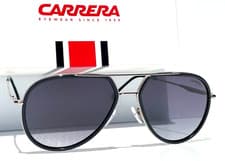 Image of NEW CARRERA Shiny Gunmetal Black Frame Gradient Black Sunglass 295/S 8079O