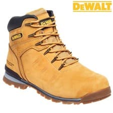 Image of DeWalt Mens Steel Toe Cap Safety Work Boots Carlisle Lightweight Wheat Brown