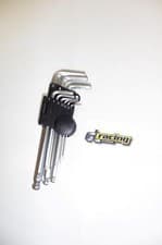 Image of Hexagon Wrench Inner Hexagon Set 9 Piece 1,5 2 2,5 3 4 5 6 8 10