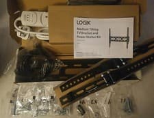 Image of Logik Medium Tilting TV Bracket And Power Starter Kit LTPSKM18 Up to 55inch HDMI