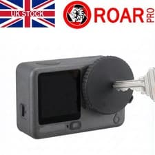 Image of RoarPro DJI Osmo  Action 3, 4, 5 Pro Lens Cap Black Plastic Cover Protector