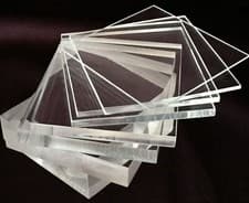 Image of Clear Perspex Sheet Acrylic Plastic Sheet Cut To Size .. FREE POLISHED EDGES