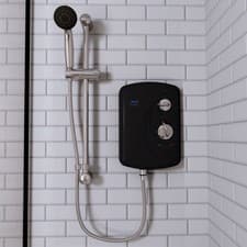 Image of Triton Cara Electric Shower - 9.5kW Black (Seville, Enrich, Madrid 2, Alicante)