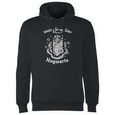 Image of Official Harry Potter Waiting For My Letter From Hogwarts Adults Hoodie - Black
