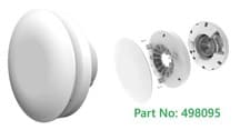 Image of Vent-Axia 498095, 4''/100mm NBR dMEV C100 Lo-Carbon continuous extract fan