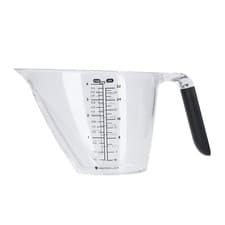 Image of MasterClass Plastic Measuring Mixing Jug with handle 1 Litre Clear