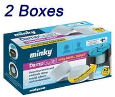Image of Minky Dehumidifier Moisture Absorber Refill x4 - Damp Guard Mould Mildew Remover