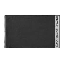 Image of Catherine Lansfield Relax And Unwind Cotton Rich Bath Sheet