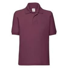 Image of Fruit Of The Loom 63417 Kids 65/35 Polycotton Polo Shirt