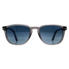 Image of Persol Sunglasses PO3019S 1196S3 Transparent Grey Blue Gradient Polarized