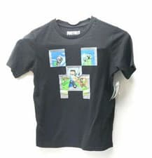 Image of 🎮  Minecraft Youth M(8) T-Shirt - Jinx Creeper Face - Cool Kids Gaming Tee!  🔥