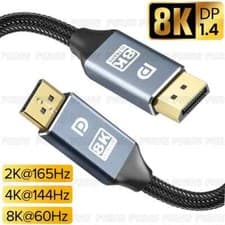 Image of DP1.4 Cable 8K DisplayPort Cable DP 240Hz 8K 4K 144Hz 165Hz Display Port Cord