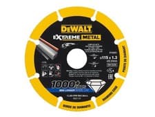 Image of DeWALT Extreme Diamond Metal Cutting Disc 115 x 22.23 x 1.3mm DEWDT40251QZ
