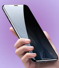 Image of Anti-Spy Screen Protector Made Of Tempered Glass 9H For iPhone