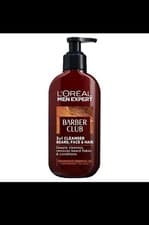Image of 2 x 200ml L'Oreal Men Expert Barber Club Beard + Face + Hair 3in1 Wash